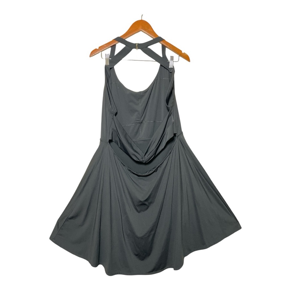 HALARA U Neck Cut Out 2-in-1 Pocket Mini Barre Ballet Dance Dress | 3X Long - Picture 6 of 8